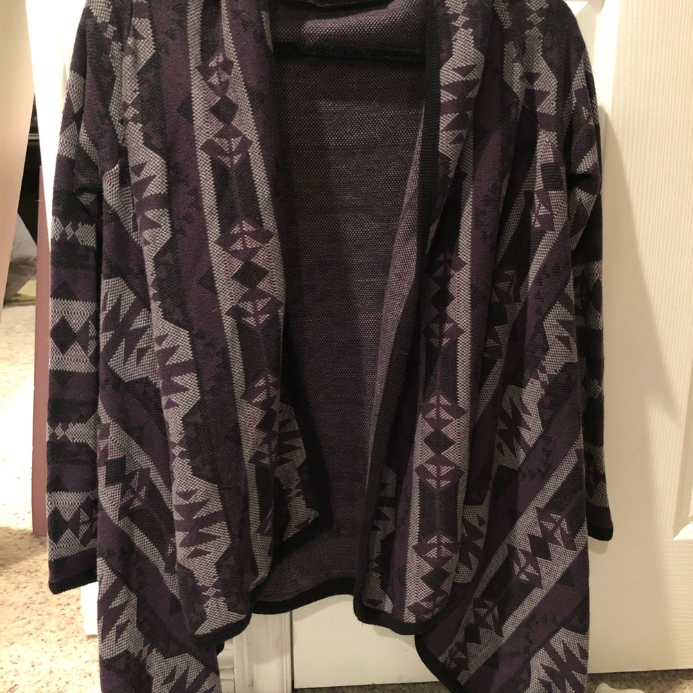 Draped cardigan
